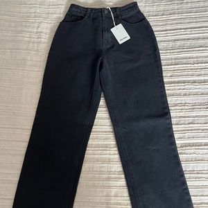 Rhythm Livin High Waisted Straight Leg Cropped Jean